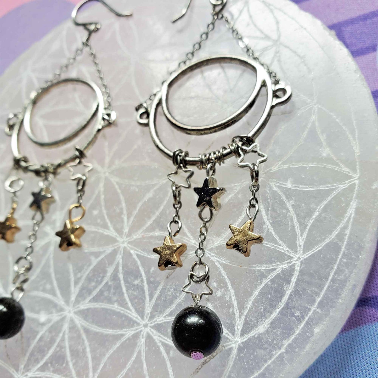 Rhysand’s Sky Earrings – Stars, Shadows & Night Court Magic