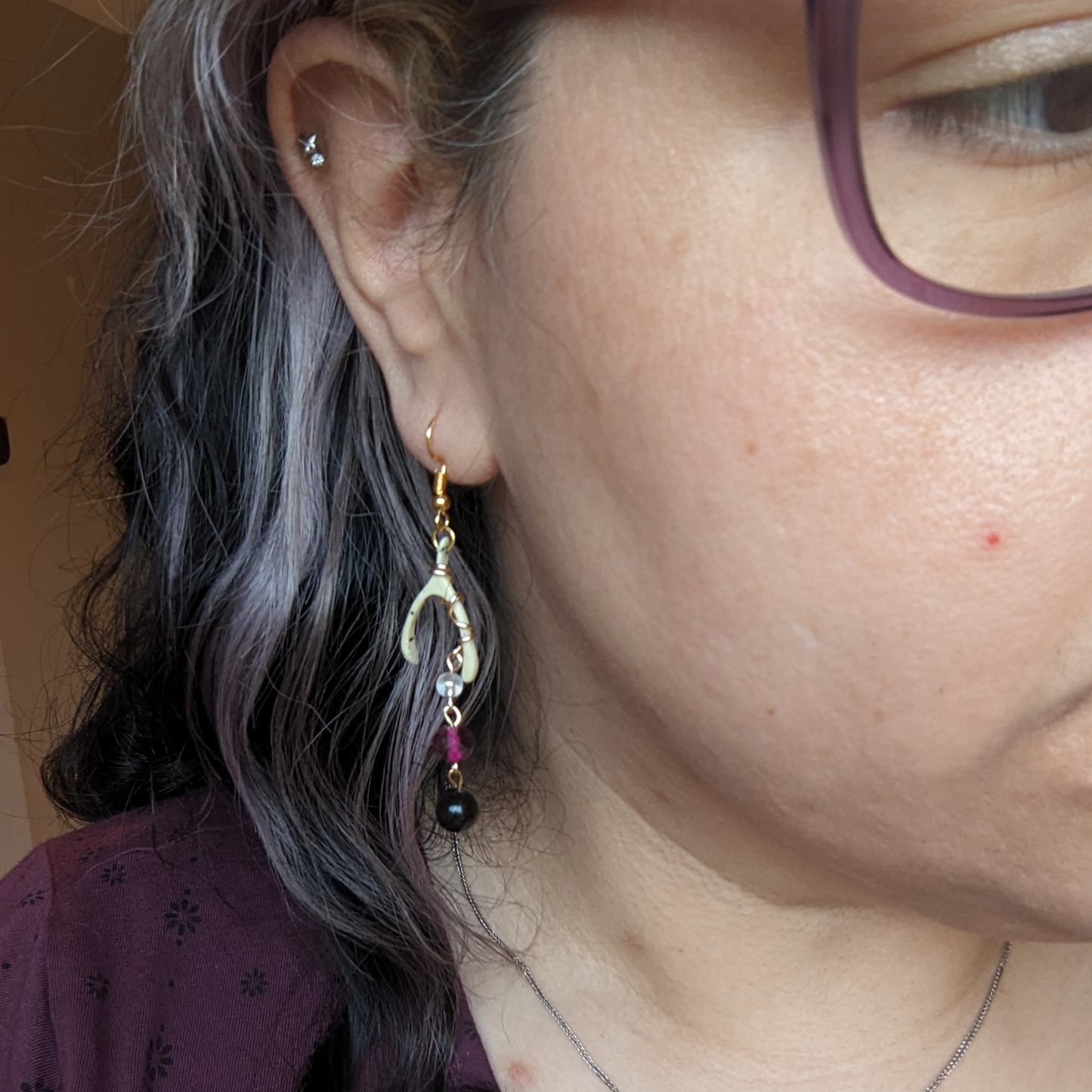 Persephone’s Descent Drop Earrings