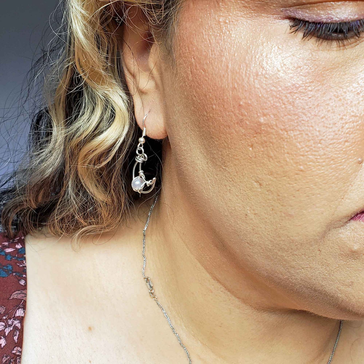 Agate Sun & Moon Earrings – Alignment, Grounding & Cosmic Radiance