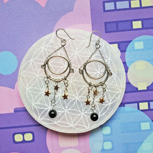 Rhysand’s Sky Earrings – Stars, Shadows & Night Court Magic